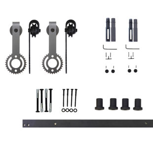 VANCLEEF Gear Standard Double Track Barn Door Hardware Kit