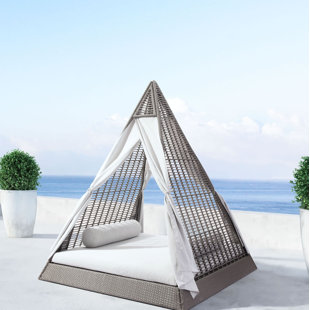 PYPER MARKETING LLC 78.7'' Metal Outdoor Patio Daybed