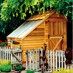 CEDARSHED Sunhouse 8ft W x 8ft D Western Red Cedar Wood Storage Shed