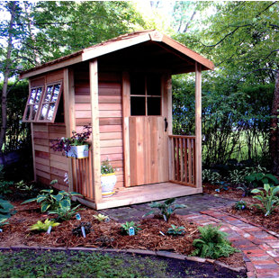 CEDARSHED Gardener's Delight 6ft W x 12ft D Western Red Cedar Wood Storage Shed