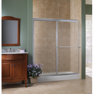 CRAFT + MAIN Chase 48" x 70" Single Sliding Framed Shower Door