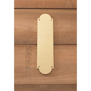 BRASS ACCENTS Palladian Push Plate