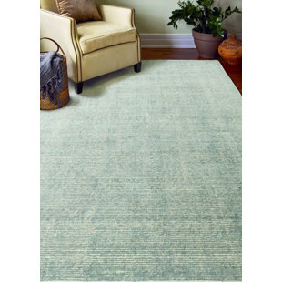 DARYA HOME Agustus Collection Transitional Solid Area Rug Teal