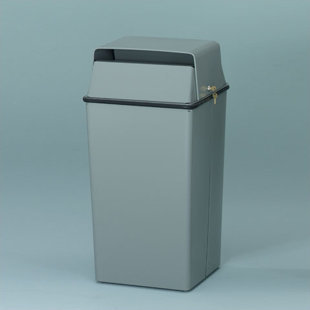 WITT Secure Document Container 36 Gallon Swing Top Trash Can