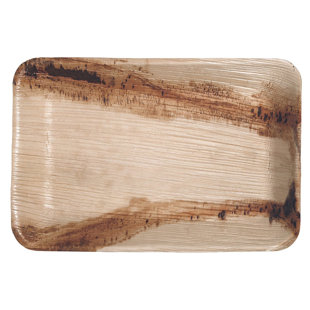 CATERECO Rectangle Palm Leaf Dinner Plate (Set of 150)