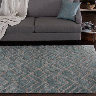 TRISHA YEARWOOD HOME COLLECTION Hibbing Beach Glass Blue Area Rug