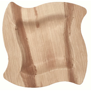 CATERECO Wave Palm Leaf Dinner Plate (Set of 200)