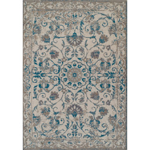 CHARLTON HOME® Innisbrook Blue Indoor/Outdoor Rug