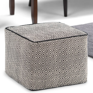 SIMPLI HOME Brynn Upholstered Pouf