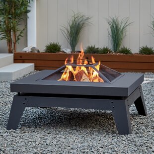 Breton Wood Burning Fire Pit by Real Flame