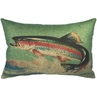 THEWATSONSHOP Linen Reversible Throw Pillow