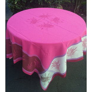 LA MAISONNETTE Apt Square Floral Cotton Tablecloth