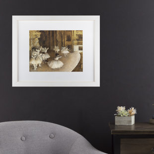 VAULT W ARTWORK 'Ballet Rehearsal, 1874' by Edgar Degas Print Set