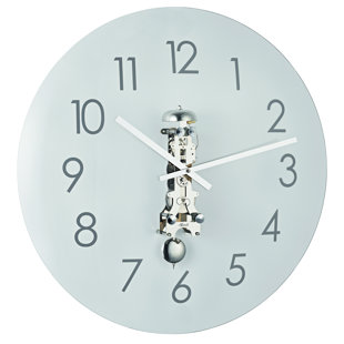 HERMLE UHRENMANUFAKTUR Glass Wall Clock