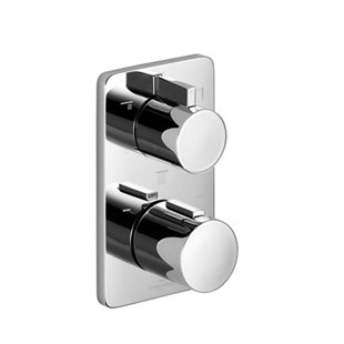 VILLEROY & BOCH BATHROOM AND WELLNESS Cult Double Concealed Thermostatic Shower Valve