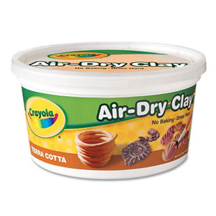 CRAYOLA LLC Air-Dry Clay, 2 1/2 Lbs