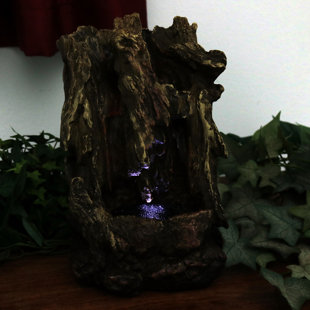 SUNNYDAZE DECOR Fiberglass Fountain with LED Light