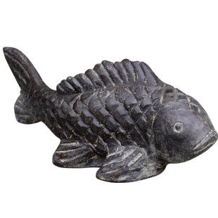 HOUSE OF HAMPTON Fisch aus Steinguss Sadowa