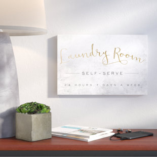 IVY BRONX Laundry Room - Wrapped Canvas Graphic Art Print