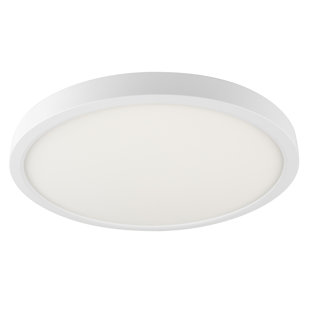 EBERN DESIGNS Peluso 14" Simple Circle LED Flush Mount