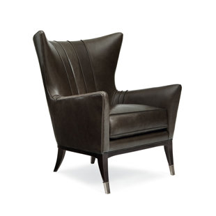 CARACOLE CLASSIC So Welt Done Leather Wingback Chair