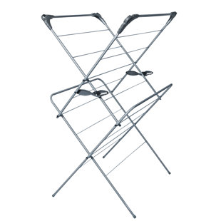 ADDIS HOUSEWARES Metal Foldable Freestanding Drying Rack