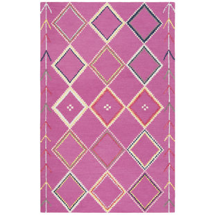 UNION RUSTIC Derose Hand Tufted Wool Geometric Rug
