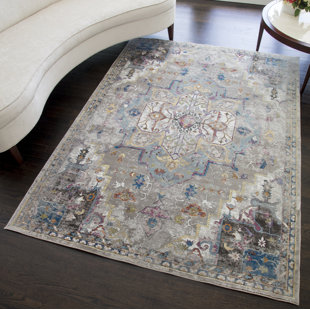 COSMOLIVING BY COSMOPOLITAN Graston Gray Rug