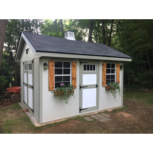 EZ-FIT SHEDS Riverside 10 ft. W x 12 ft. D Wood Storage Shed