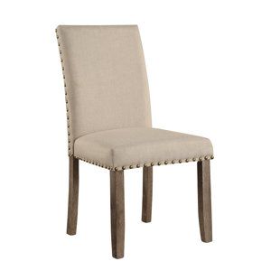 ROSALIND WHEELER Alisson Solid Back Side Chair (Set of 2)