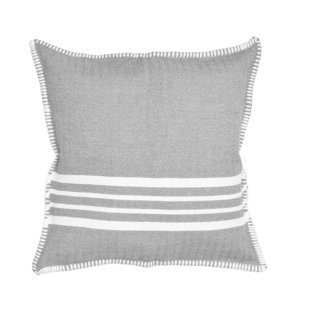 BULDANO Embroidered Cotton Reversible Pillow Cover