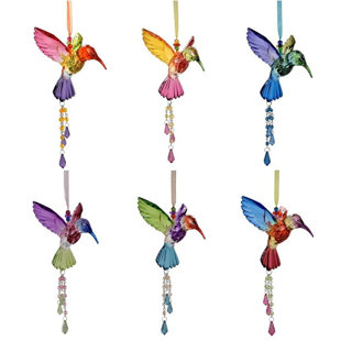 ZAER LTD INTERNATIONAL Plastic Animals Garden Accents Accessories (Set of 6)