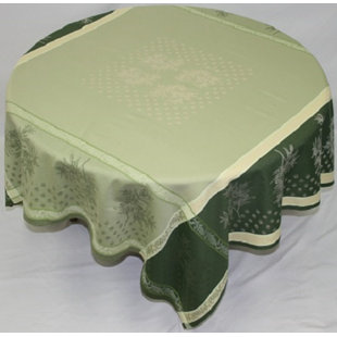 LA MAISONNETTE Rectangle Floral Cotton Tablecloth