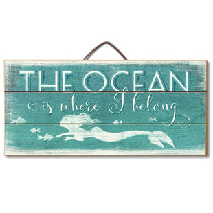 ROSECLIFF HEIGHTS Handmade Coastal Wall Decor on Wood