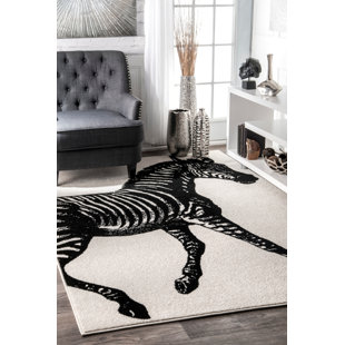 THOMAS PAUL Black/White Area Rug