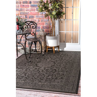 THOMAS PAUL Black/Gray Area Rug