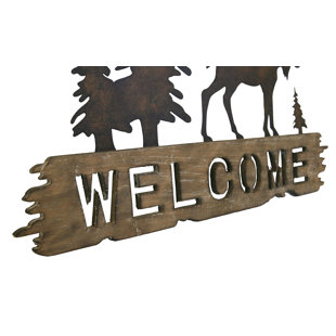 LOON PEAK® Handmade Wood Landscape & Nature Wall Decor