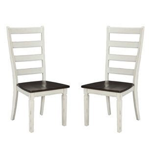 AUGUST GROVE® Glennwood Ladder Back Dining Chair (Set of 2)