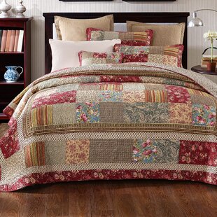 TACHE HOME FASHION Farmhouse / Country Cotton Quilted Quilt Set