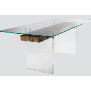 GUSTO DESIGN COLLECTION Fiorela Glass Dining Table