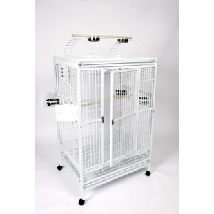 TUCKER MURPHY PET™ Chiani 66'' Iron Play Top Floor Bird Cage with Wheels