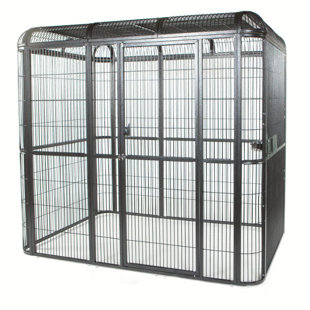 TUCKER MURPHY PET™ Ceilean 79'' Iron Flat Top Flight Cage