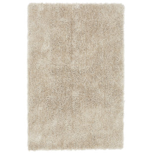 MERCER41 Handgefertigter Teppich Kailee in Sandfarben