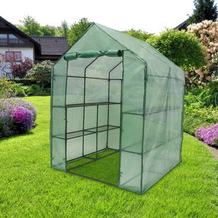 DAKOTA FIELDS Laurencho 1.4m W x 1.4m D Greenhouse