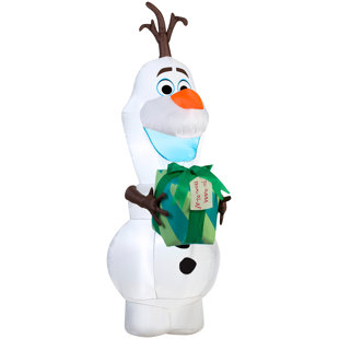 GEMMY INDUSTRIES Frozen Olaf with Gift Inflatable
