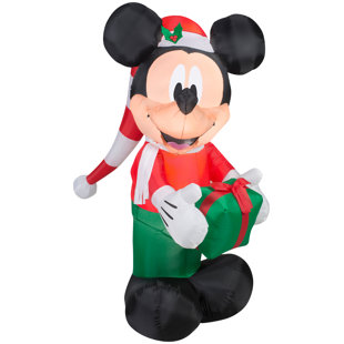 GEMMY INDUSTRIES Disney Mickey in Stocking Hat Inflatable