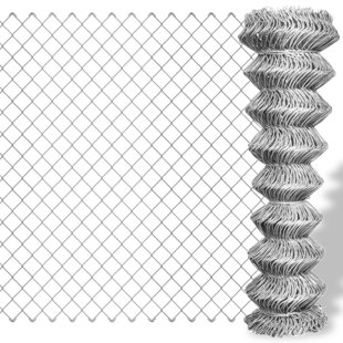 DCOR DESIGN Silver Metal Wire/Mesh Fence