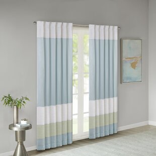 MADISON PARK Amherst Polyoni Pintuck Curtain Panel