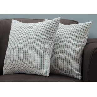 MONARCH SPECIALTIES INC. Abstract Geometric Throw Pillow (Set of 2)