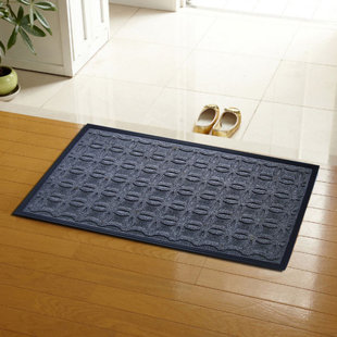 A1 HOME COLLECTIONS LLC Geometric 30 in. x 18 in. Non-Slip Outdoor Door Mat